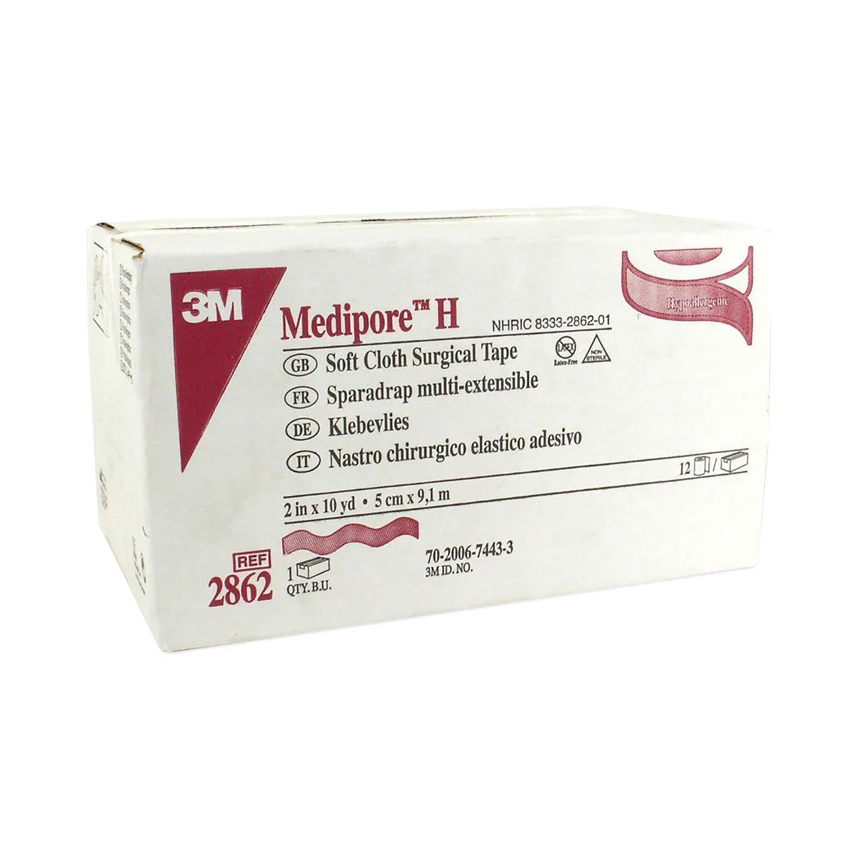 3M™ Medipore™ H 2" Soft Cloth Surgical Tape - 2862 - Image 2