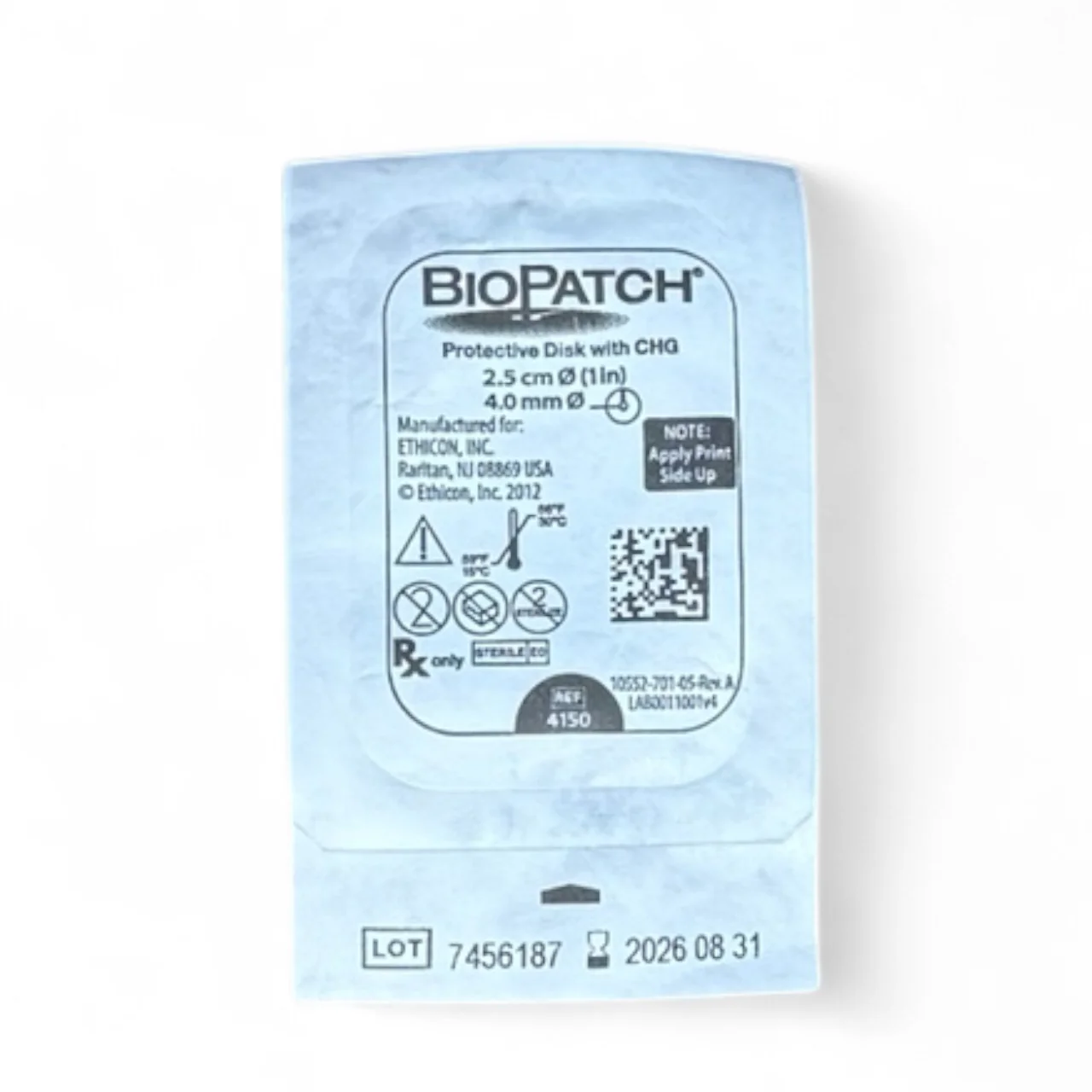BIOPATCH® Protective Disk 4mm with CHG - 4150 - Single Disk