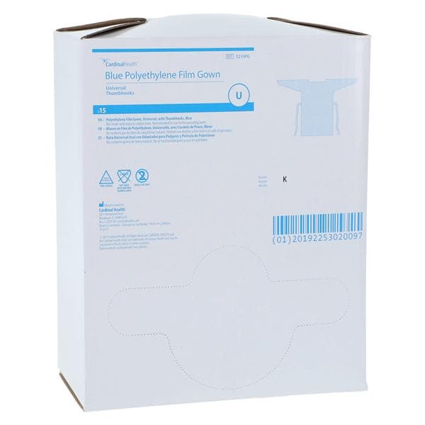 Cardinal Health™ Blue Protective Procedure Gown - Image 3