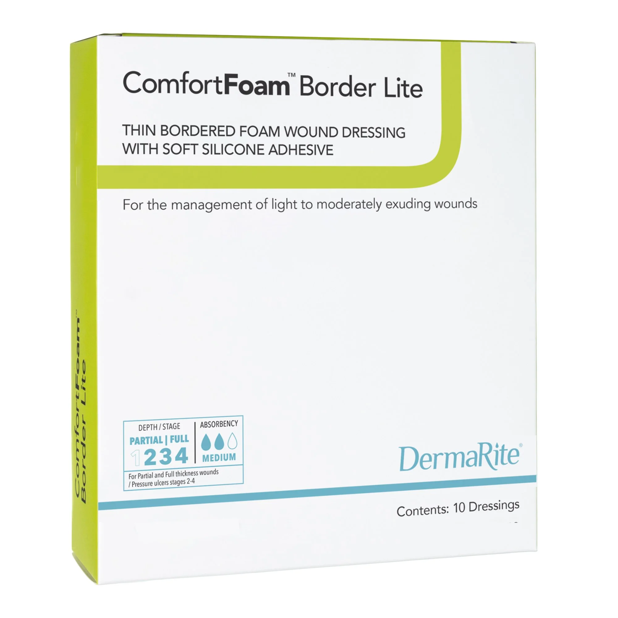 ComfortFoam™ Border Lite 2 x 2 Inch Foam Dressing - 47220