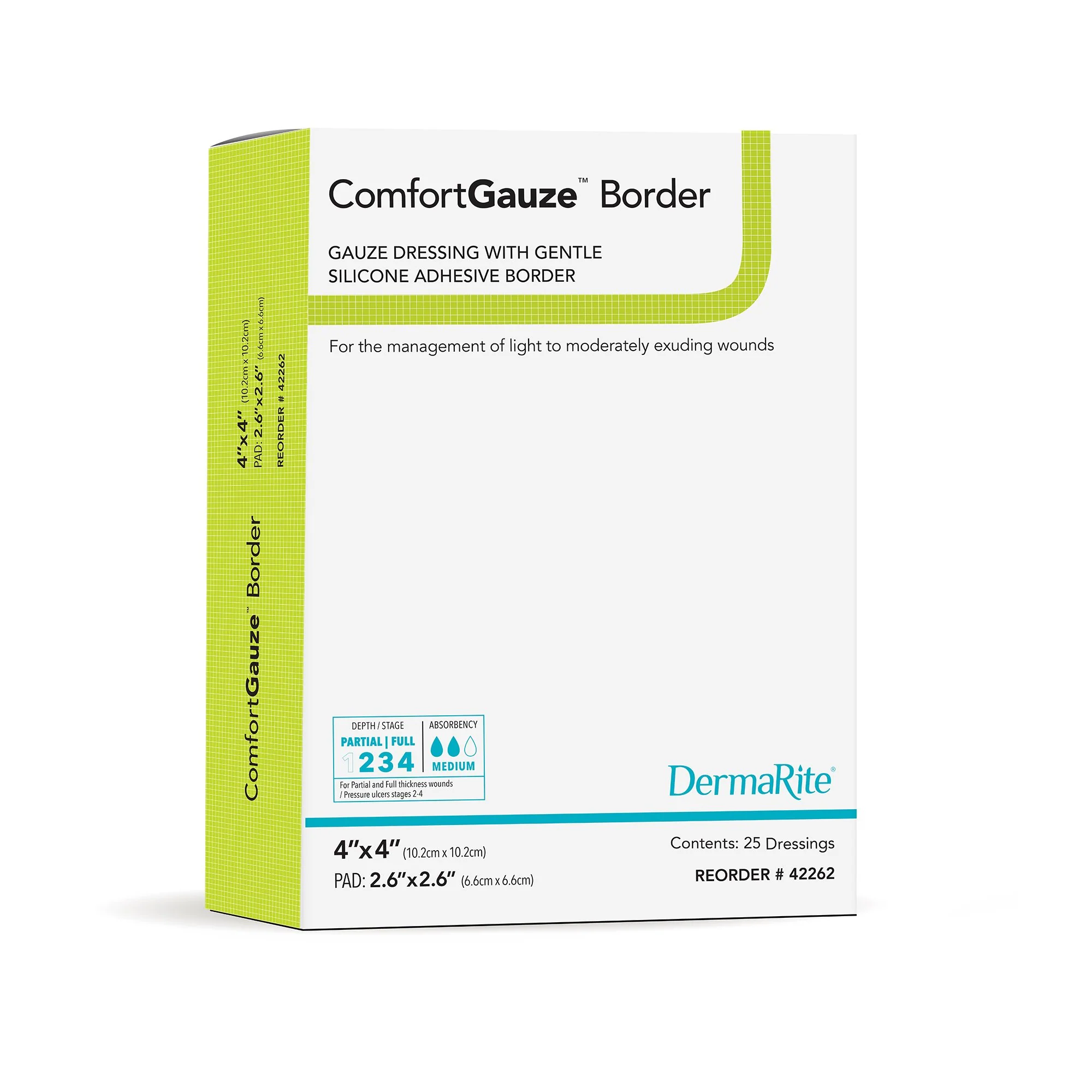 ComfortGauze™ 4" x 4" Island Dressing - Box of 25