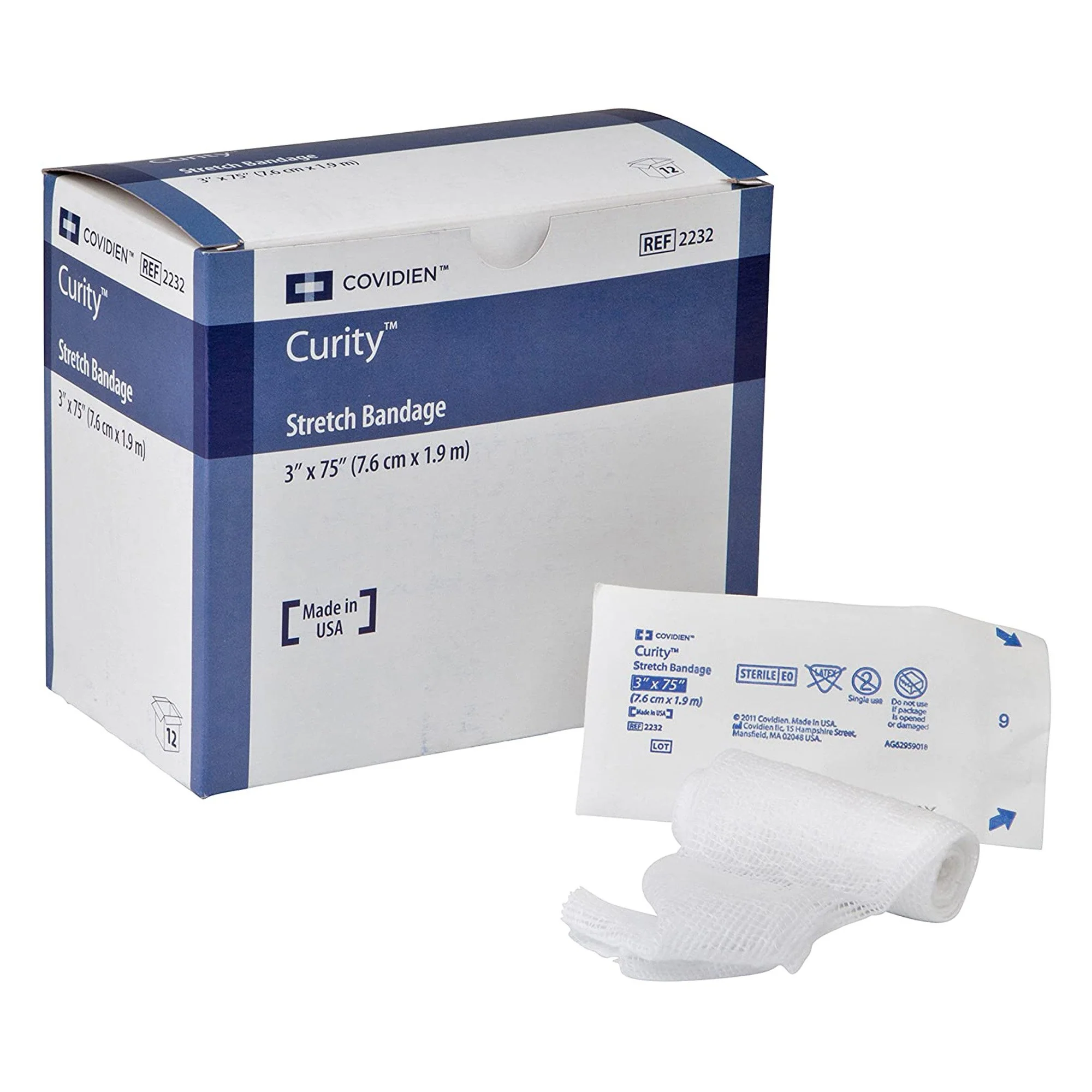 Curity™ 3" Stretch Bandage Sterile - 2232 - Image 3