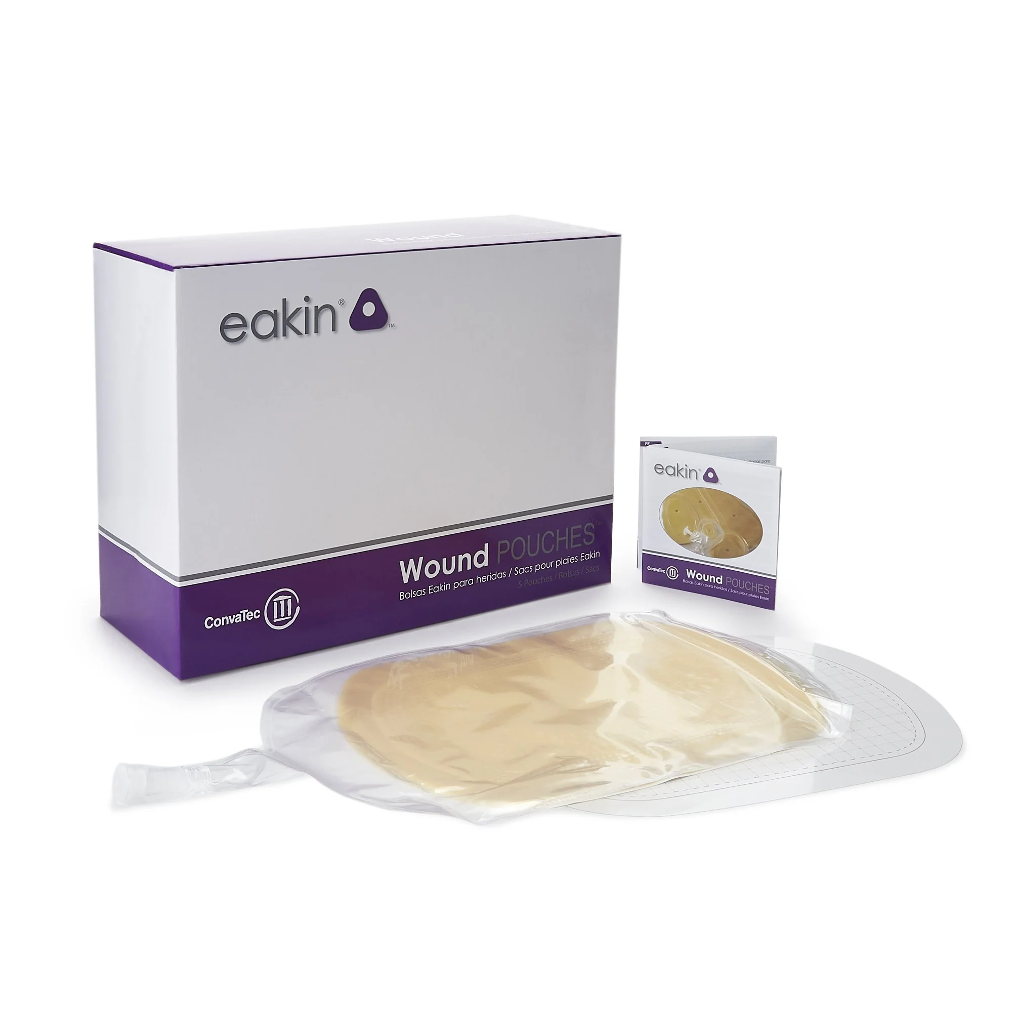 Eakin® Fistula & Wound Pouch with Tap Closure - Box of 5 - 839265