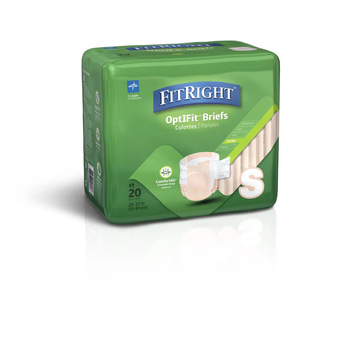 FitRight Extra Incontinence Briefs - Case of 80 - Image 4