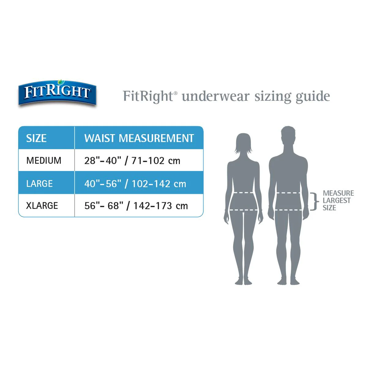 FitRight Ultra Adult Incontinence Underwear - Case of 80 - Image 4