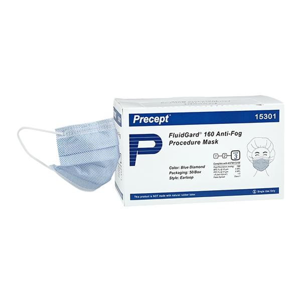 FluidGard® 160 Anti-fog Foam Procedure Mask 15301- Case of 500 - Image 2