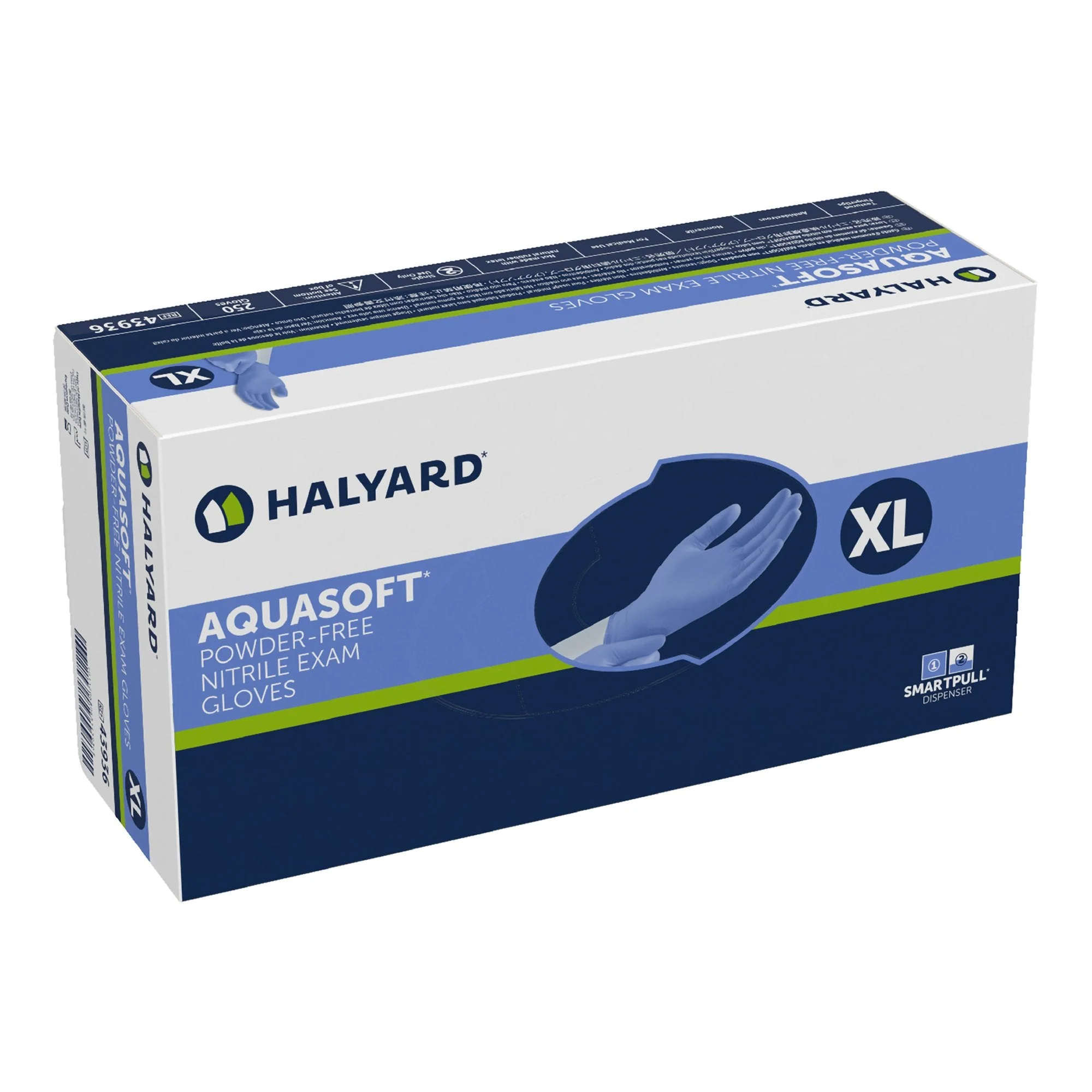 Halyard Aquasoft® Powder-Free Nitrile Exam Gloves - Image 5