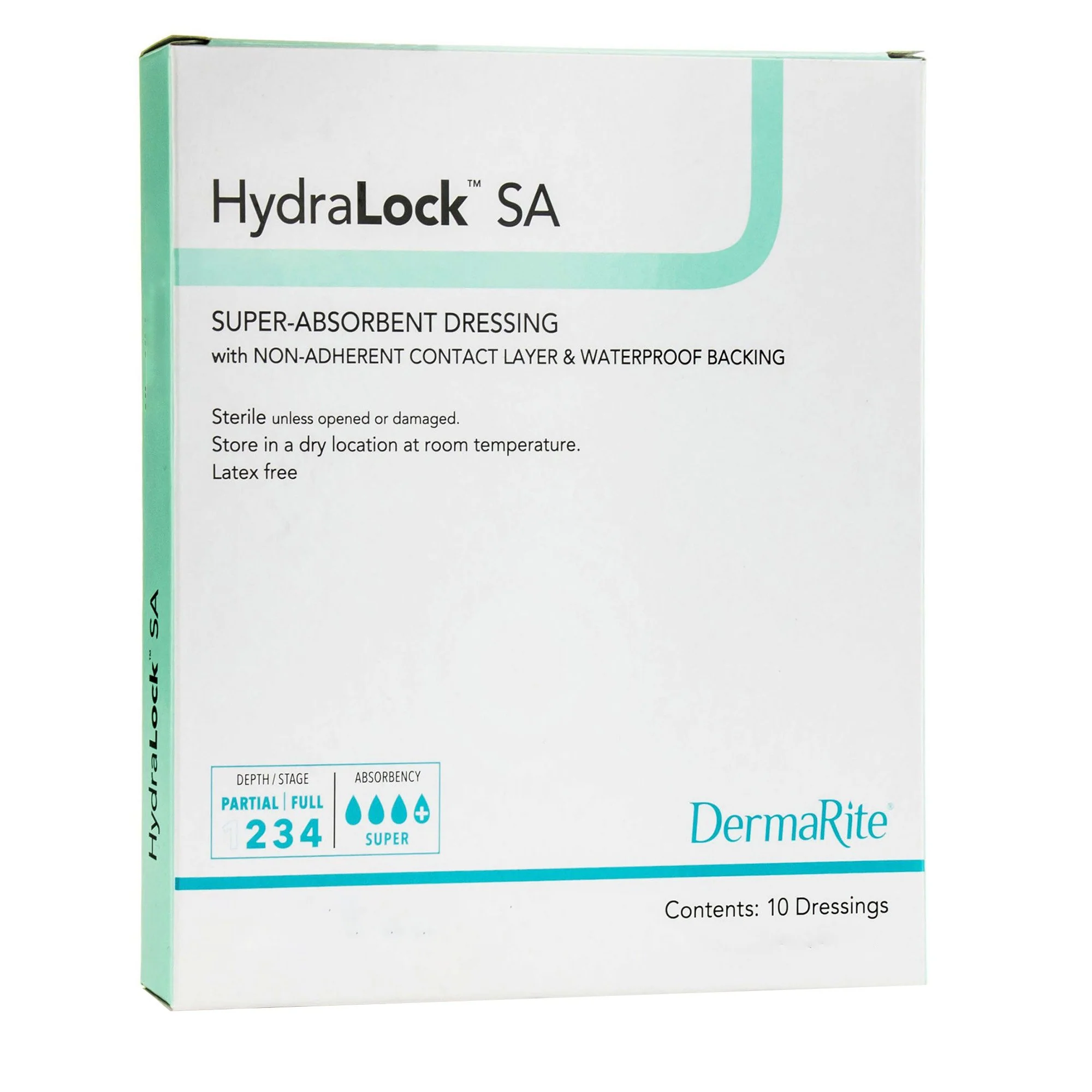 HydraLock™ SA 3 x 3 Super Absorbent Dressing - Box of 10