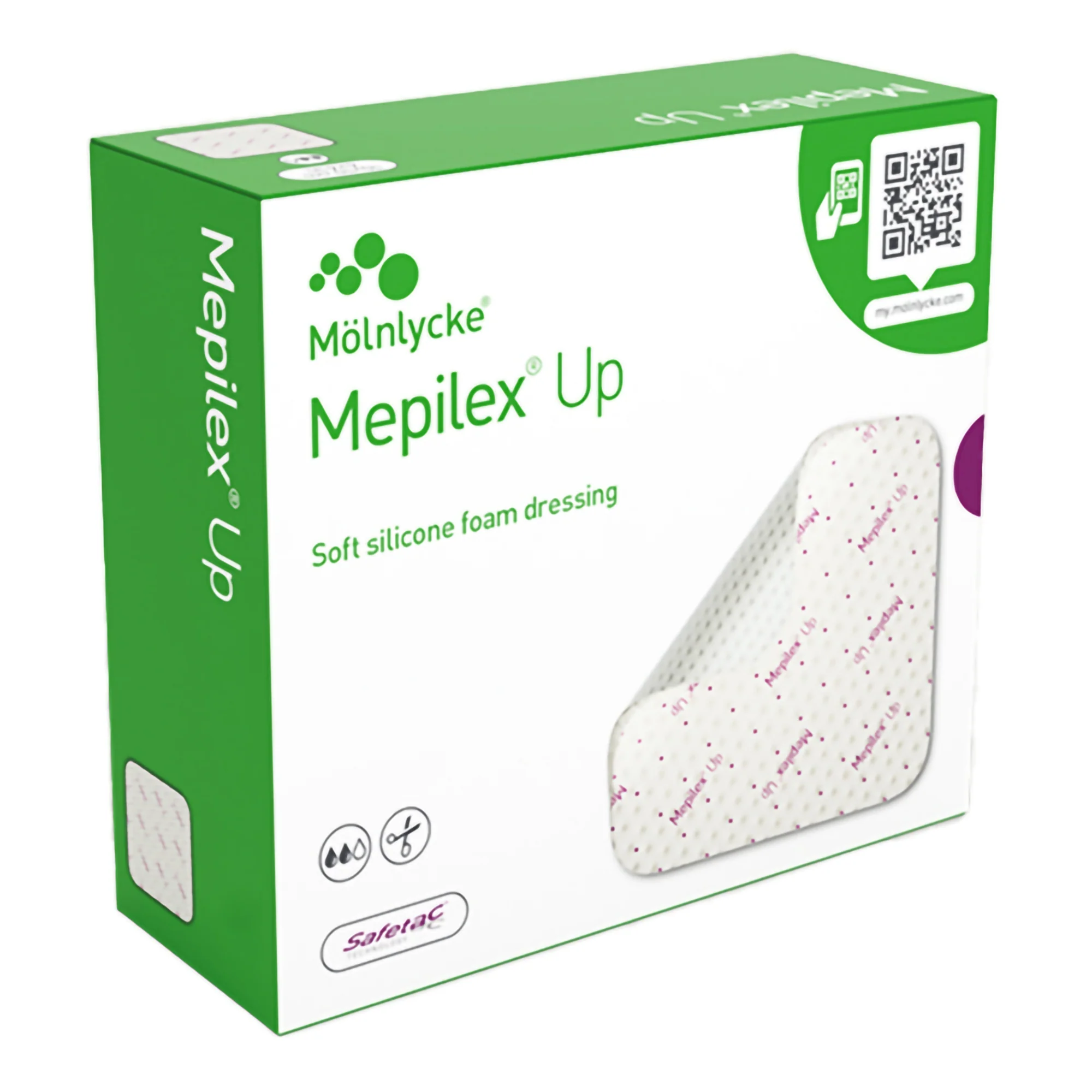 Mepilex® Up 6 X 6 Inch Without Border Dressing - 212399