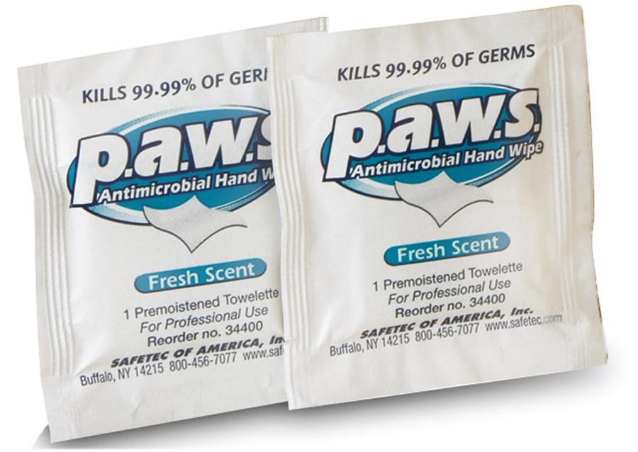 Paws Antimicrobial Hand Wipes- Box of 100 - 34400 - Image 2