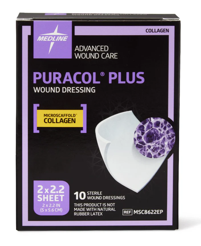 Puracol Plus 2 x 2.2 Collagen Wound Dressing