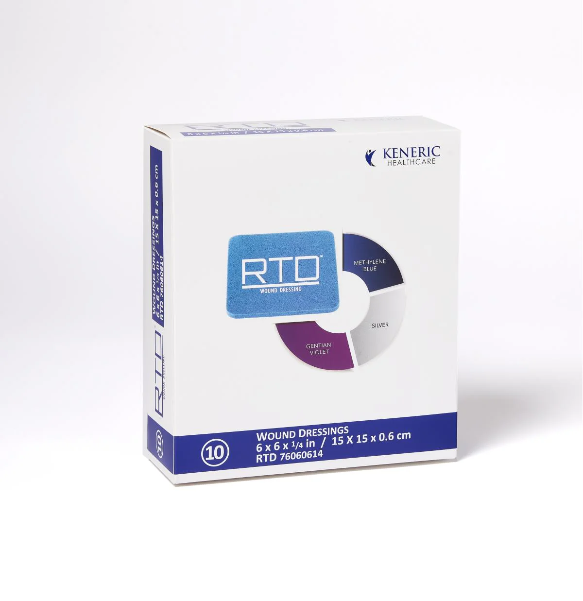 RTD 6" x 6" Wound Dressing with Silver - 76060614