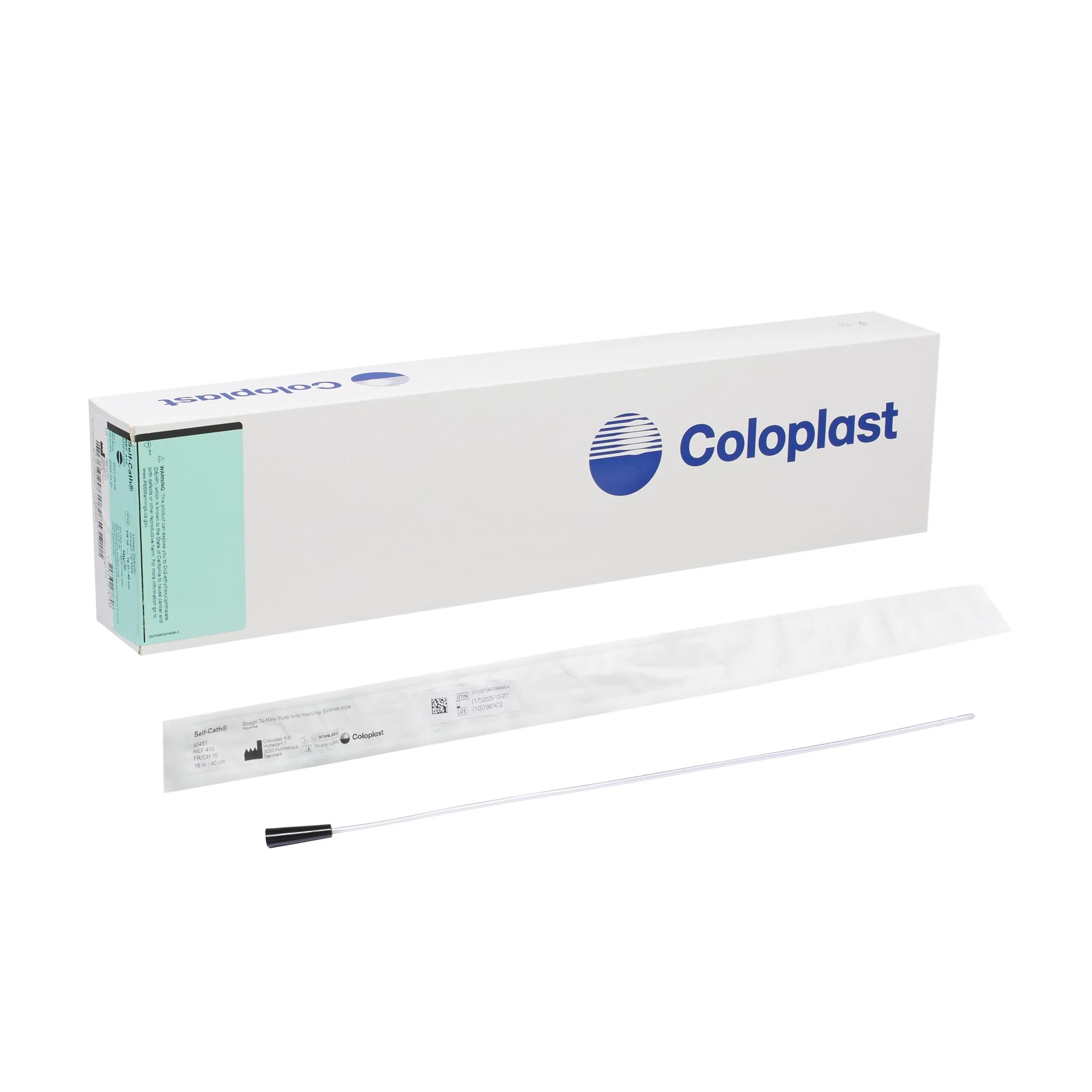 Self-Cath® 10Fr Straight Tip Uncoated PVC Catheter - 410
