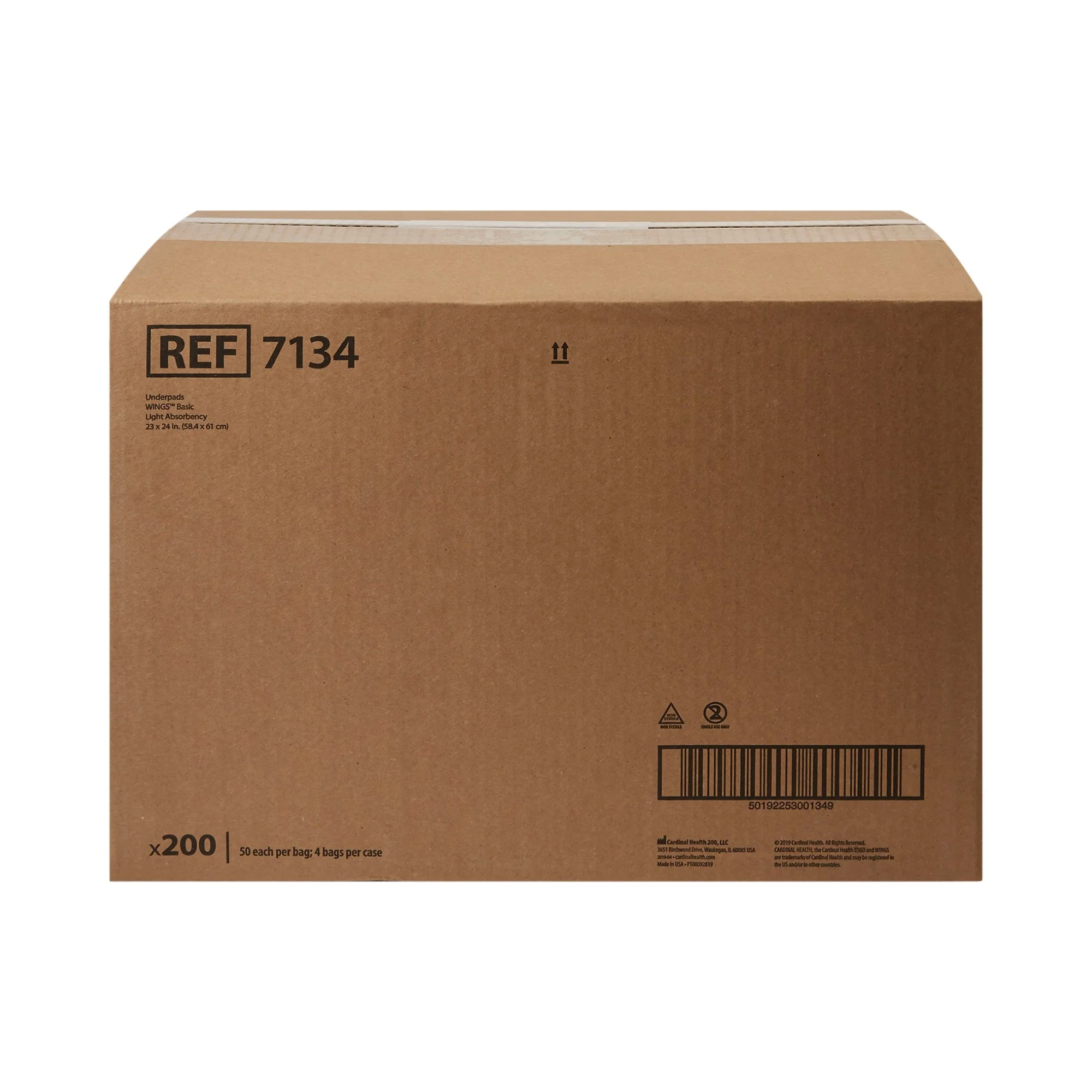 Simplicity™ Basic 23 X 24 Inch Light Underpads - Case of 200 - 7134 - Image 2