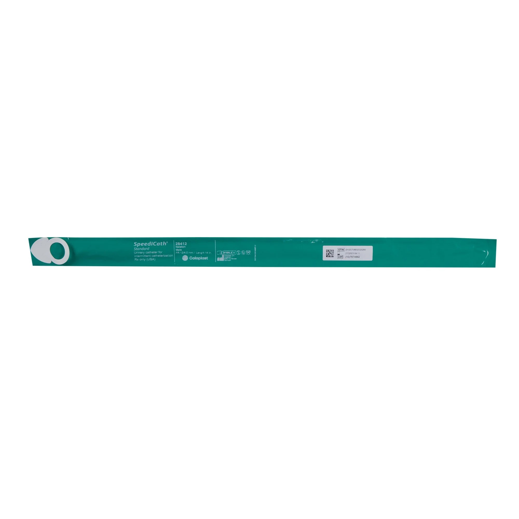 SpeediCath® 10Fr Standard Straight Tip Urethral Catheter 14" - 28410 - Image 2