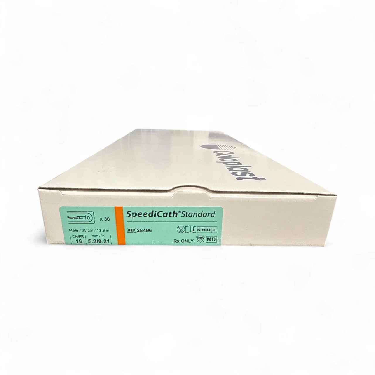 SpeediCath® 16Fr Coude Tip Hydrophilic Urethral Catheter 14" - 28496