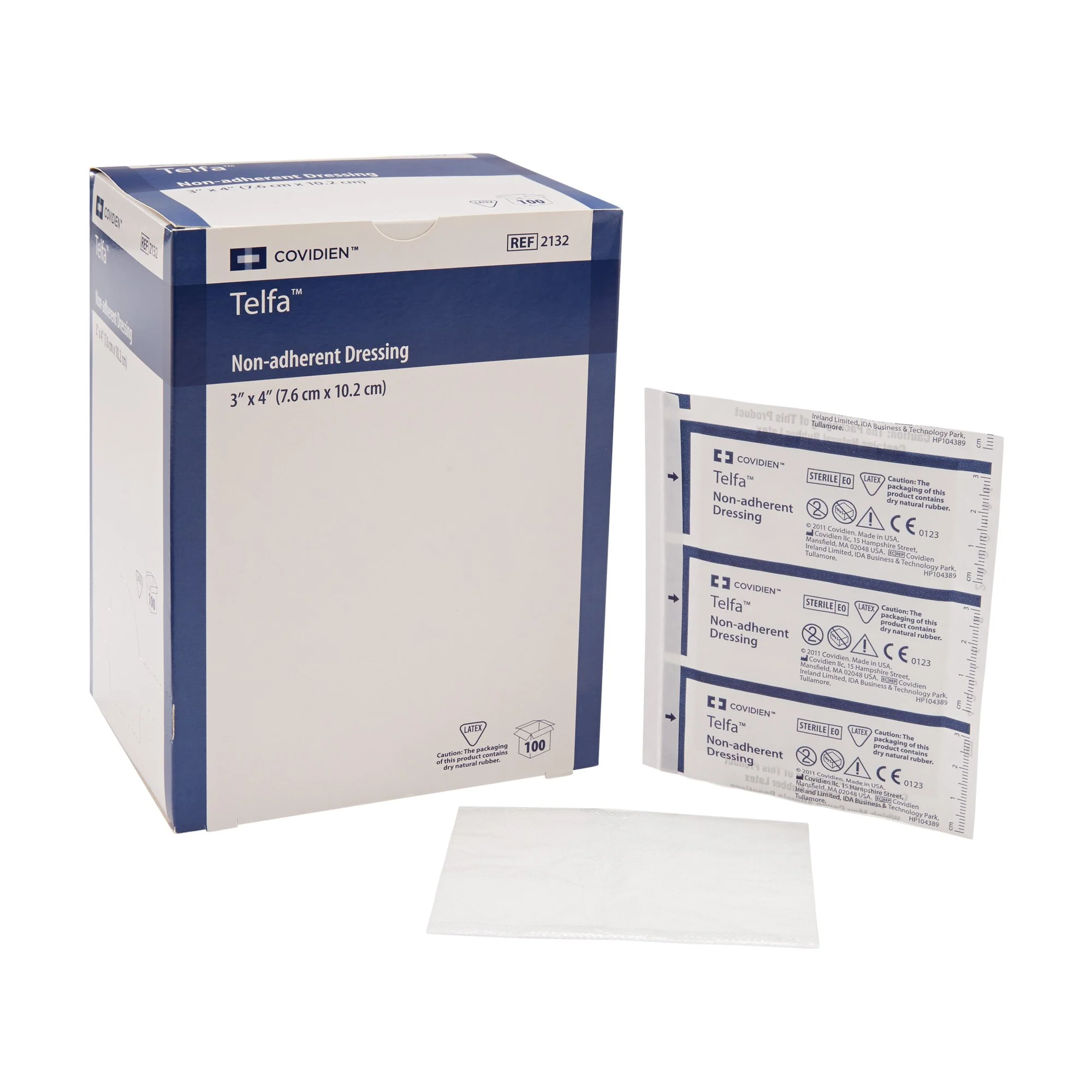 Telfa™ Non-Adherent  3 X 4 Inch Dressing - 2132
