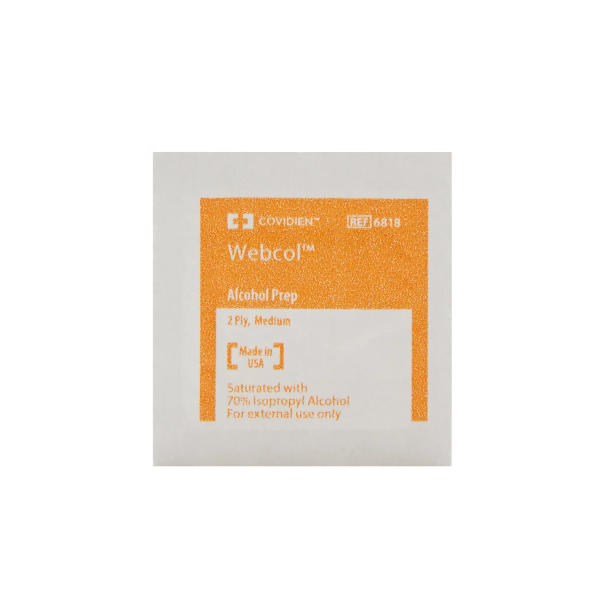 Webcol Alcohol Prep Pads: Medium -Box of 200 - Image 2