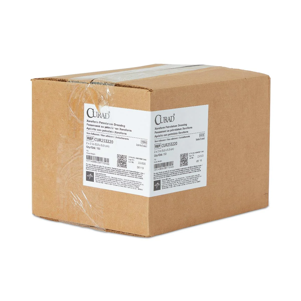 Xeroform 2" x 2" Sterile Non-Adherent Petrolatum Gauze Dressing - Image 3