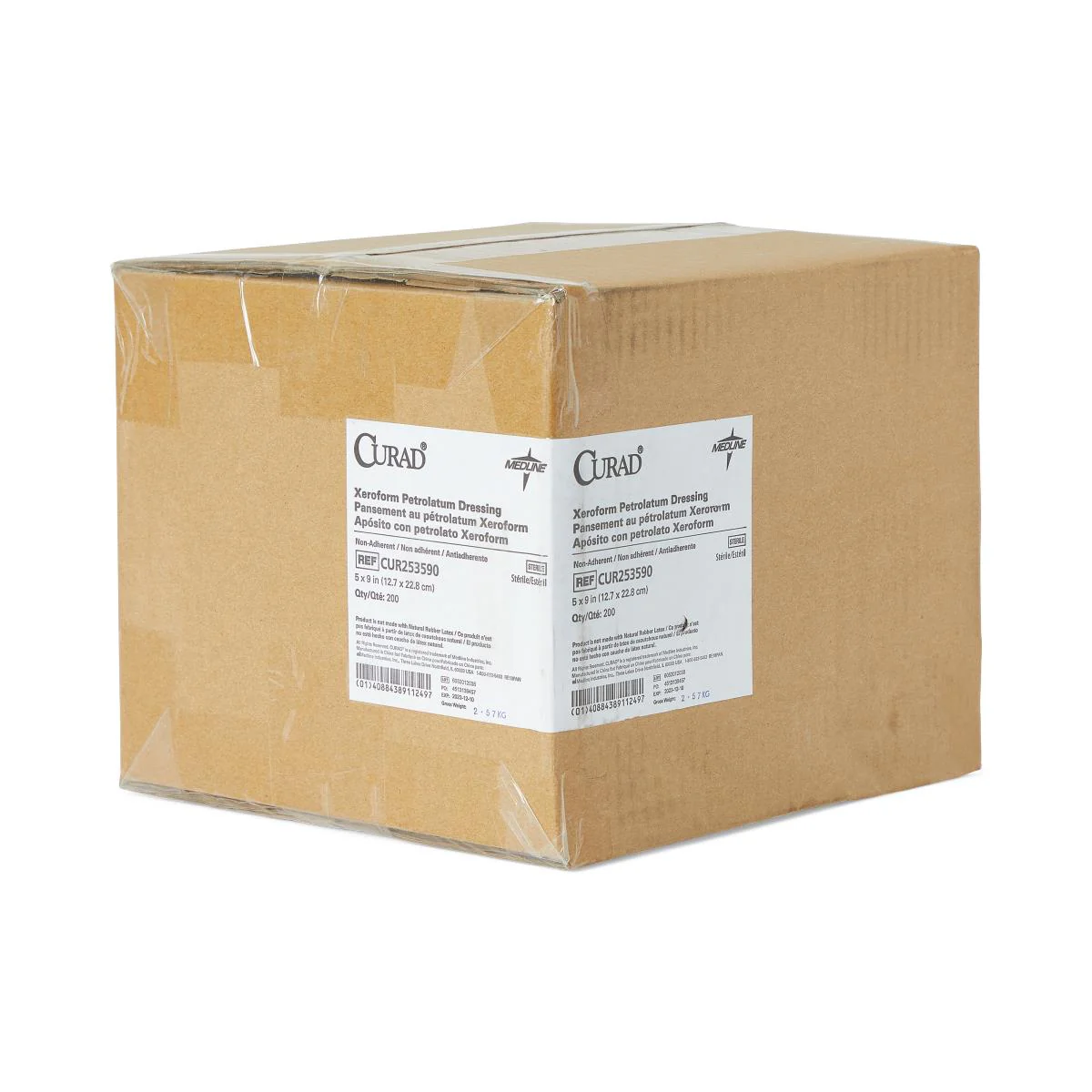 Xeroform 5" x 9" Sterile Non-Adherent Petrolatum Gauze Dressing - Image 3